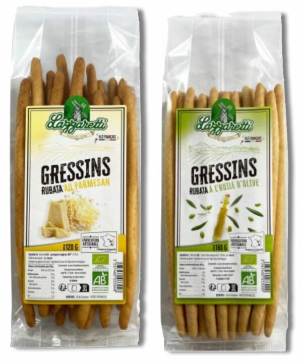 Exportation des gressins bio Français